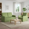 Sofa Sofos komplektas 2 vnt. Šviesiai žalia Aksomas