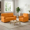 Sofa Sofos komplektas 2 vnt. Tamsiai geltona Audinys