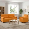 Sofa Sofos komplektas 2 vnt. Tamsiai geltona Audinys