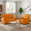 Sofa Sofos komplektas 2 vnt. Tamsiai geltona Audinys