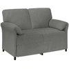 Sofa Sofos komplektas 2 vnt. Tamsiai pilka Aksomas