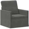 Sofa Sofos komplektas 2 vnt. Tamsiai pilka Kordūrinis audinys