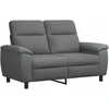 Sofa Sofos komplektas 2 vnt. Tamsiai pilka Audinys