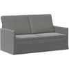 Sofa Sofos komplektas 2 vnt. Tamsiai pilka Aksomas