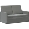 Sofa Sofos komplektas 2 vnt. Tamsiai pilka Aksomas