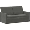 Sofa Sofos komplektas 2 vnt. Tamsiai pilka Kordūrinis audinys