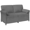 Sofa Sofos komplektas 2 vnt. Tamsiai pilka Aksomas