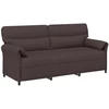 Sofa Sofos komplektas 2 vnt. Tamsiai rudas Audinys