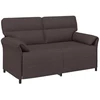 Sofa Sofos komplektas 2 vnt. Tamsiai rudas Audinys