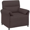 Sofa Sofos komplektas 2 vnt. Tamsiai rudas Audinys