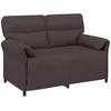Sofa Sofos komplektas 2 vnt. Tamsiai rudas Audinys