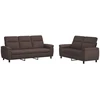 Sofa Sofos komplektas 2 vnt. Tamsiai rudas Audinys