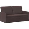 Sofa Sofos komplektas 2 vnt. Tamsiai rudas Audinys