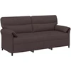Sofa Sofos komplektas 2 vnt. Tamsiai rudas Audinys