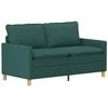 Sofa Sofos komplektas 2 vnt. Tamsiai žalia Audinys