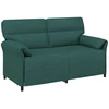 Sofa Sofos komplektas 2 vnt. Tamsiai žalia Audinys