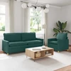 Sofa Sofos komplektas 2 vnt. Tamsiai žalia Audinys