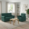 Sofa Sofos komplektas 2 vnt. Tamsiai žalia Audinys