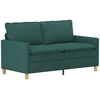 Sofa Sofos komplektas 2 vnt. Tamsiai žalia Audinys