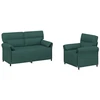 Sofa Sofos komplektas 2 vnt. Tamsiai žalia Audinys