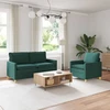 Sofa Sofos komplektas 2 vnt. Tamsiai žalia Audinys