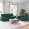 Sofa Sofos komplektas 2 vnt. Tamsiai žalia Audinys