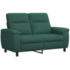 Sofa Sofos komplektas 2 vnt. Tamsiai žalia Audinys