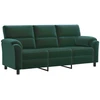 Sofa Sofos komplektas 2 vnt. 5 vietos Tamsiai žalia 214 x 85 x 93 cm