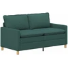 Sofa Sofos komplektas 2 vnt. Tamsiai žalia Audinys