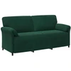 Sofa Sofos komplektas 2 vnt. Tamsiai žalia Aksomas