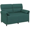 Sofa Sofos komplektas 2 vnt. Tamsiai žalia Audinys
