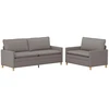 Sofa Sofos komplektas 2 vnt. Taupe Audinys