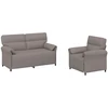 Sofa Sofos komplektas 2 vnt. Taupe Audinys