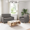 Sofa Sofos komplektas 2 vnt. Taupe Audinys