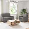 Sofa Sofos komplektas 2 vnt. Taupe Audinys