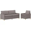 Sofa Sofos komplektas 2 vnt. Taupe Audinys