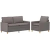 Sofa Sofos komplektas 2 vnt. Taupe Audinys