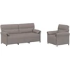 Sofa Sofos komplektas 2 vnt. Taupe Audinys