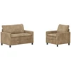 Sofa Sofos komplektas 2 vnt. Taupe Poliesteris