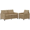 Sofa Sofos komplektas 2 vnt. Taupe Poliesteris