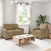 Sofa Sofos komplektas 2 vnt. Taupe Poliesteris