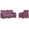 Sofa Sofos komplektas 2 vnt. 3 vietos Violetinė 174 x 85 x 93 cm