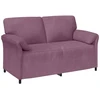 Sofa Sofos komplektas 2 vnt. Violetinė Aksomas