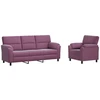 Sofa Sofos komplektas 2 vnt. Violetinė Aksomas
