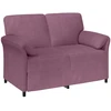 Sofa Sofos komplektas 2 vnt. Violetinė Aksomas