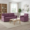 Sofa Sofos komplektas 2 vnt. Violetinė Aksomas