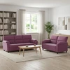 Sofa Sofos komplektas 2 vnt. Violetinė Aksomas