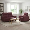 Sofa Sofos komplektas 2 vnt. Violetinė Audinys
