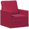 Sofa Sofos komplektas 2 vnt. Vyno raudona Aksomas