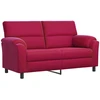 Sofa Sofos komplektas 2 vnt. Vyno raudona Aksomas
